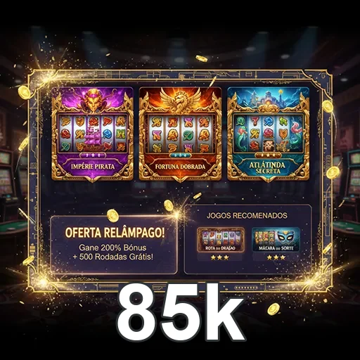 Tela de login ágil da 85k em celular com navegação segura