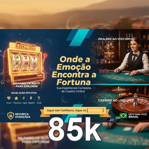 Entrada simples no mobile com login seguro na 85k
